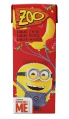 Juice "Zoo" banana strawberry 0.2l